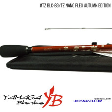 Спиннинг Yamaga Blanks Blue Current TZ BLC-83/Tz Nano Flex Autumn Edition длина 2,52м тест до 10,5гр